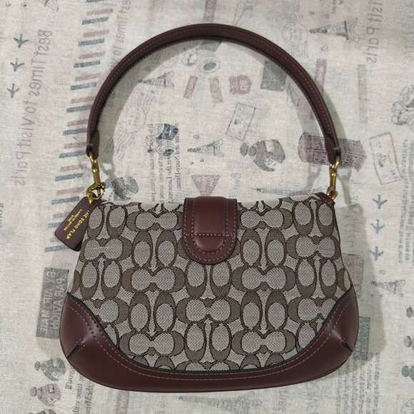 Coach Leather Patchwork Shoulder Bag - Picture 2 of 7